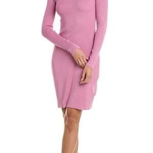 Ellen Tracy Soft Pink Long Sleeve Dress